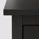 IKEA HEMNES ХЕМНЕС, шафа для взуття з 2 відділеннями, чорний і коричневий, 89x30x127 см 402.169.08 фото thumb №8