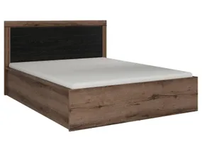 BRW Balin, ліжко з ящиком для зберігання 160, дуб монастирський/чорний дуб LOZ/160/B-DMON/DCA фото