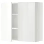 IKEA METOD МЕТОД, навесной шкаф с полками / 2дверцы, белый / Рингхульт белый, 80x80 см 594.589.21 фото