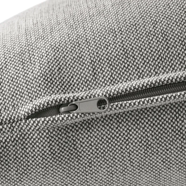 IKEA SÖDERHAMN СОДЕРХЭМН, 4-местный угловой диван, с открытым концом/Талмира белый/черный 294.306.22 фото №3
