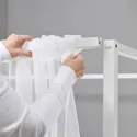 IKEA VITARNA ВИТАРНА, каркас кровати с 4-х стойками, белый Лурёй/Скодис белый, 140x200 см 895.563.26 фото thumb №8