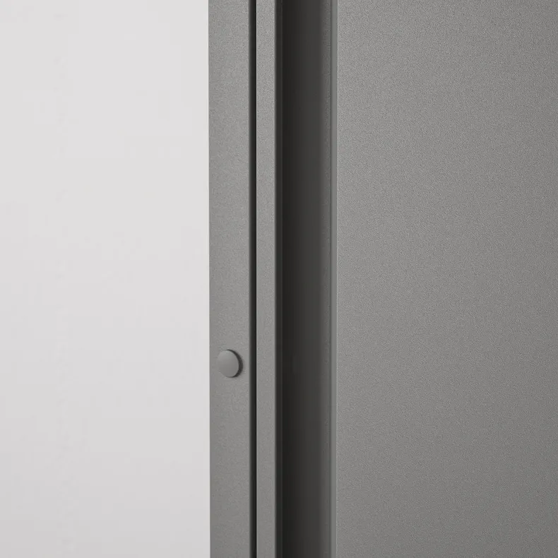 IKEA SUNDSÖ СУНДСЁ, шкаф, серый внешний / внутренний вид, 60x35x86 см 005.563.63 фото №5