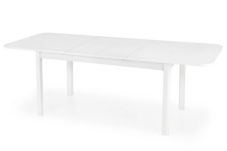 Кухонний стіл розкладний HALMAR FLORIAN 160-228x90 см, стільниця - білий, ніжки - білі фото №4