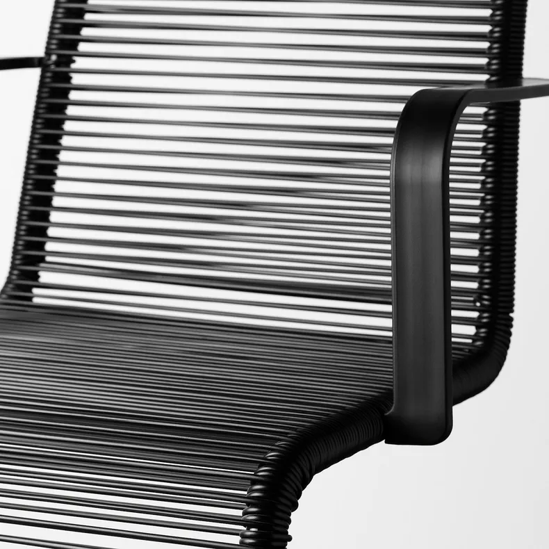 IKEA VÄSMAN ВЭСМАН, садовое кресло, черный 402.116.37 фото №4
