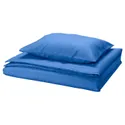 IKEA PILTANDVINGE ПІЛТАНДВНГЕ, підковдра та наволочка, синій, 150x200/50x60 см 405.824.02 фото thumb №1