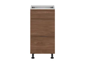 BRW Кухонный базовый шкаф Sole 40 см с ящиками плавного закрывания линкольн орех, орех линкольн FH_D3S_40/82_2STB/STB-BAL/ORLI фото