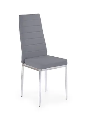 Кухонный стул HALMAR K70C новый хром, серый (1шт=4шт) фото
