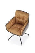 Кухонний стілець HALMAR K523 коричневий/темно-коричневий фото thumb №9