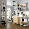 IKEA ENHET ЭНХЕТ, кухня, белый / имит. дуб, 183x63.5x222 см 893.374.90 фото thumb №2