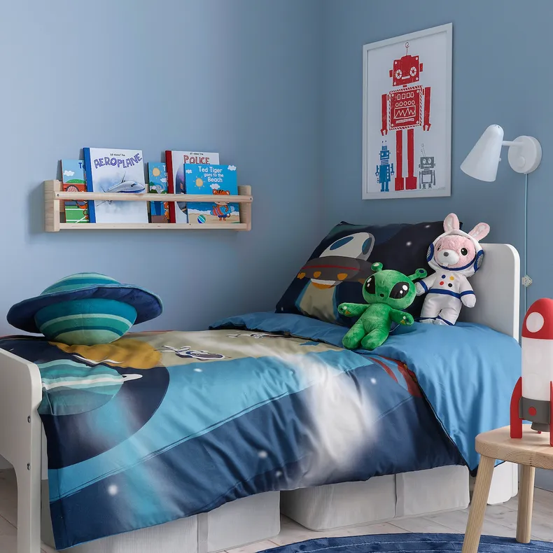 IKEA AFTONSPARV АФТОНСПАРВ, мягкая игрушка в костюме космонавта, кролик, 28 см 705.515.31 фото №7