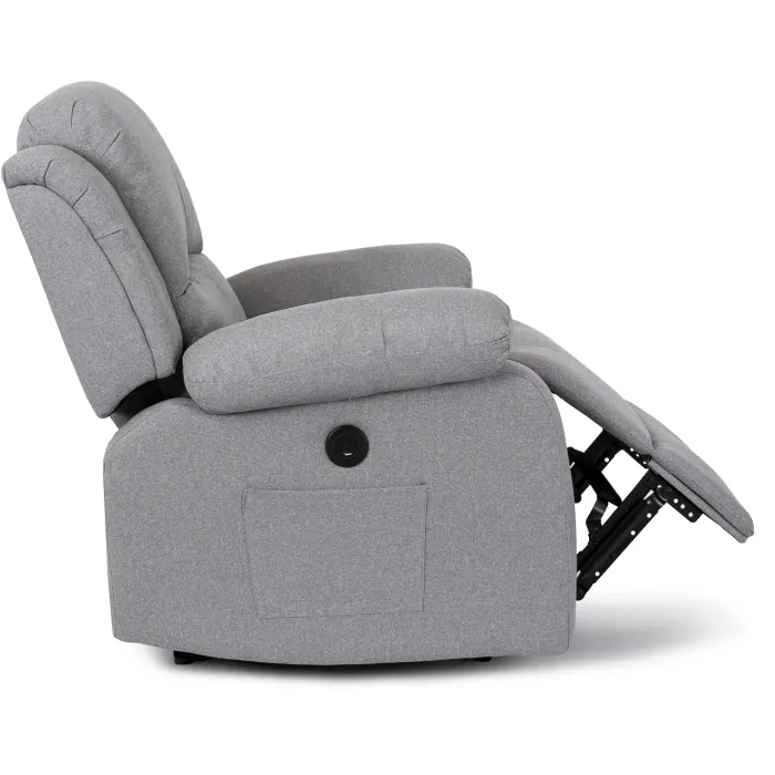 Масажне крісло MEBEL ELITE BONO 2, тканина: сірий фото №11