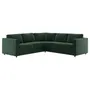 IKEA VIMLE ВИМЛЕ, 4-местный угловой диван, Джупарп темно-зеленый 694.341.33 фото