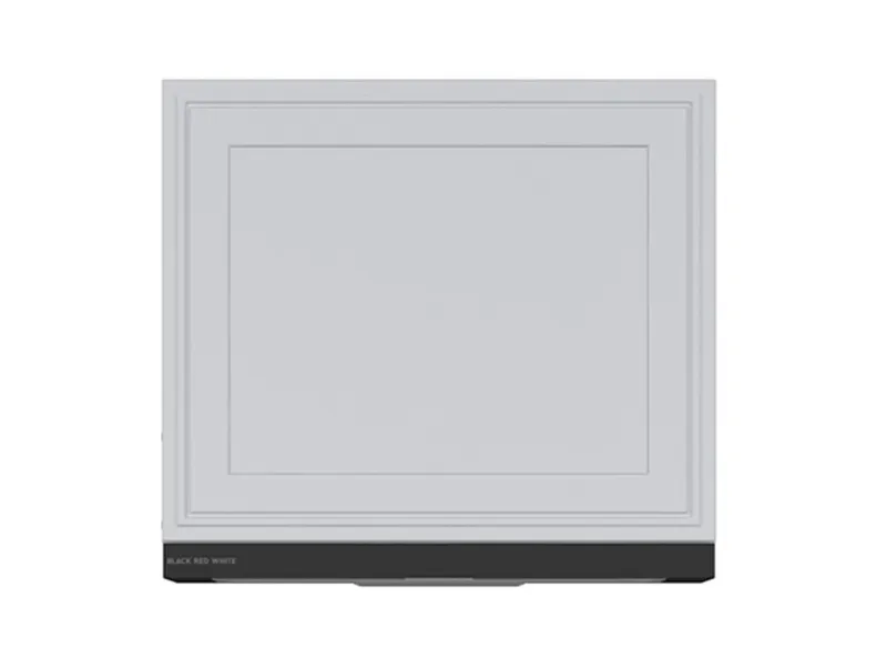 BRW Кухонна верхня шафа Verdi 60 см з витяжкою світло-сіра матова, гренола сірий/світло-сірий матовий FL_GOO_60/50_O_FL_BRW-SZG/JSZM/CA фото №1