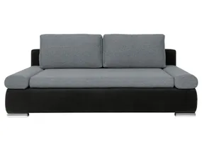 BRW Игровой трехместный диван-кровать с ящиком для хранения серый, Денвер 18 серый/Манила 18 черный SO3-GAME-LX_3DL-G2_B8547F фото