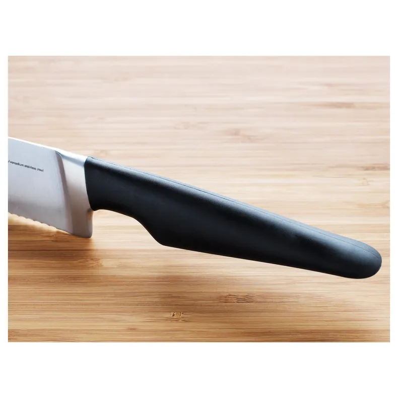 IKEA VÖRDA ВЁРДА, нож для хлеба, черный, 23 см 102.892.32 фото №4