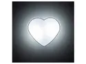 BRW Серце 2-точковий тканинний дитячий світильник білий 095011 фото thumb №2