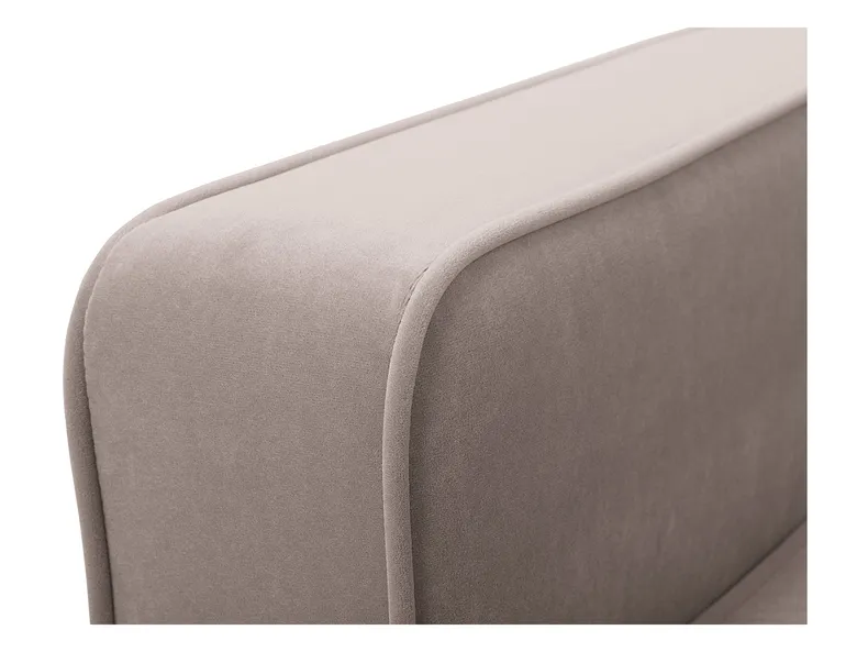 BRW Тримісний диван Bloom розкладний з ящиком для зберігання велюровий бежевий, Соло 253 SO3-BLOOM-LX_3DL-G1_B87959 фото №10