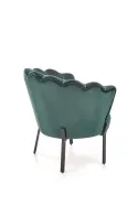 М'яке крісло HALMAR ANGELO темно-зелений/чорний фото thumb №3