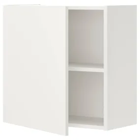 IKEA ENHET ЕНХЕТ, настінна шафа з 1полицею/дверцятами, білий, 60x32x60 см 093.210.11 фото