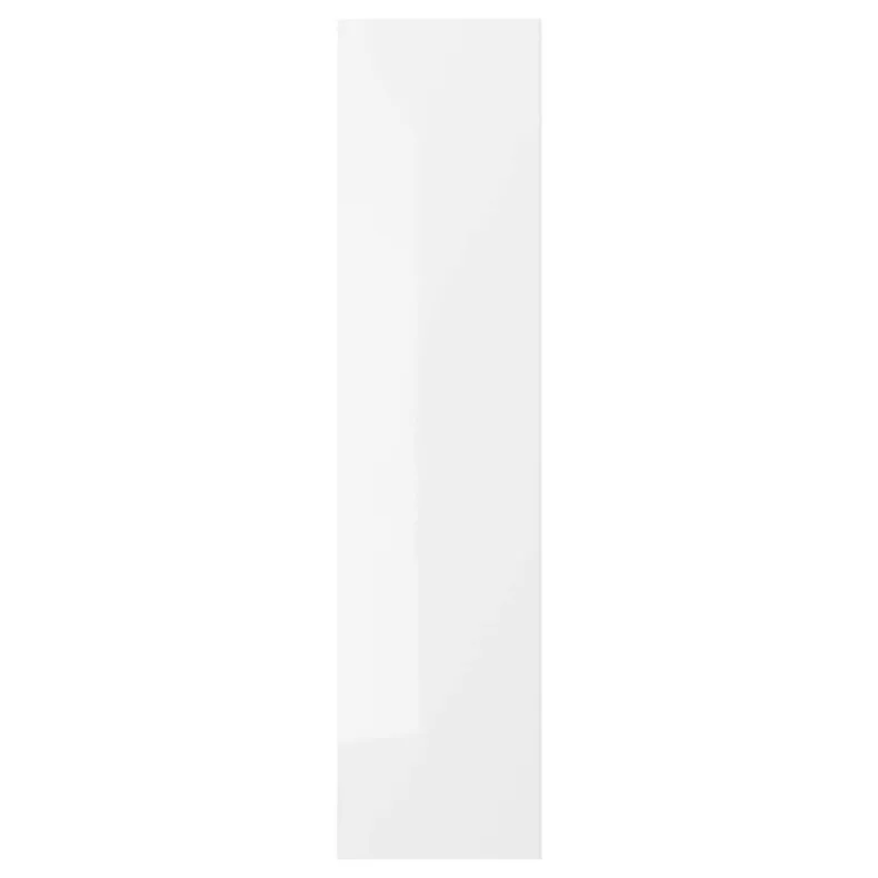 IKEA RINGHULT РІНГХУЛЬТ, дверцята, глянцевий білий, 20x80 см 702.050.98 фото №1