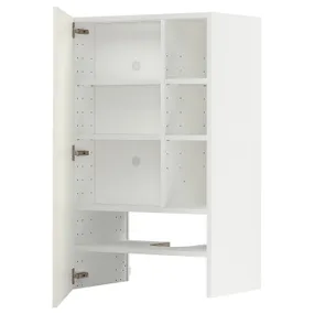 IKEA METOD МЕТОД, навесной шкаф д / вытяжки / полка / дверь, белый / белый, 60x100 см 395.042.31 фото