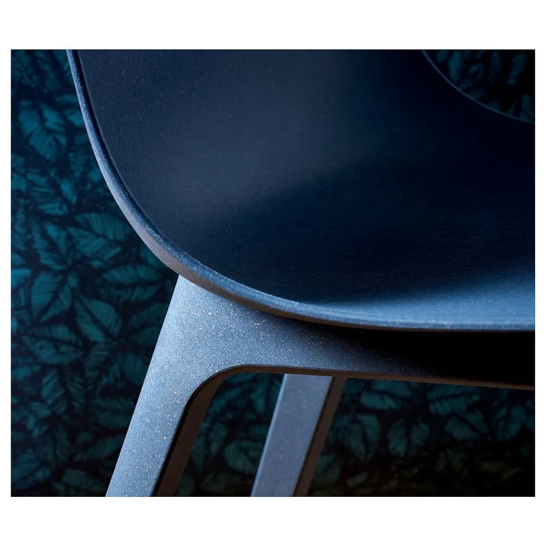 IKEA EKEDALEN ЭКЕДАЛЕН / ODGER ОДГЕР, стол и 4 стула, дуб / синий, 120 / 180 см 292.214.16 фото №8