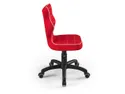 BRW Дитячий стілець для парти червоний, розмір 4 OBR_PETIT_CZARNY_ROZM.4_VISTO_9 фото thumb №2