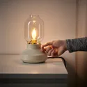 IKEA TÄRNABY ТЭРНАБИ, лампа настольная, может быть тонирована в бежевый цвет, 25 см 605.080.72 фото thumb №4