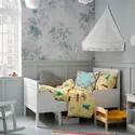IKEA SUNDVIK СУНДВИК, раздвижная кровать с реечным дном, белый, 80x200 см 490.460.68 фото thumb №2