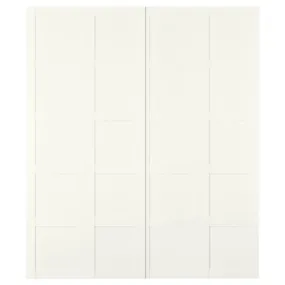 IKEA BERGSBO БЕРГСБУ, розсувні дверцята, 2 шт., білий, 200x236 см 405.253.03 фото
