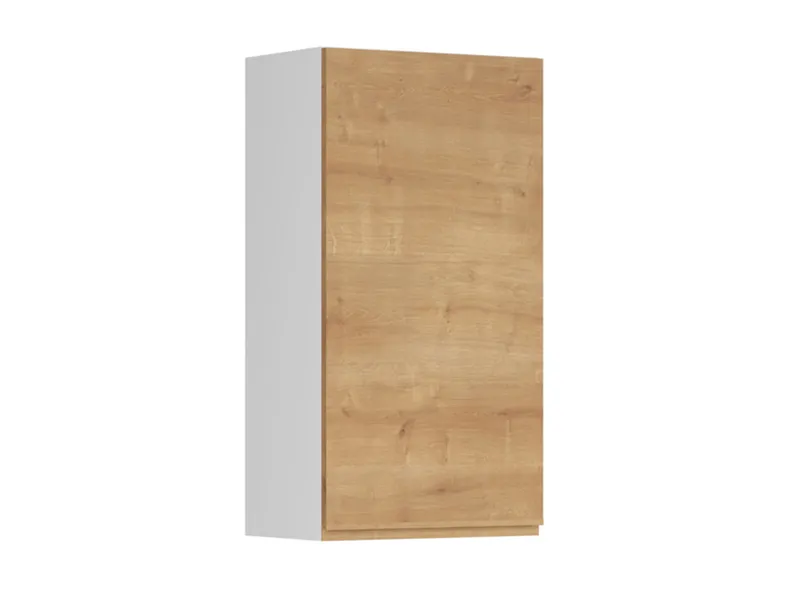 BRW Верхний кухонный шкаф Sole 50 см левый дуб арлингтон, альпийский белый/арлингтонский дуб FH_G_50/95_L-BAL/DAANO фото №2