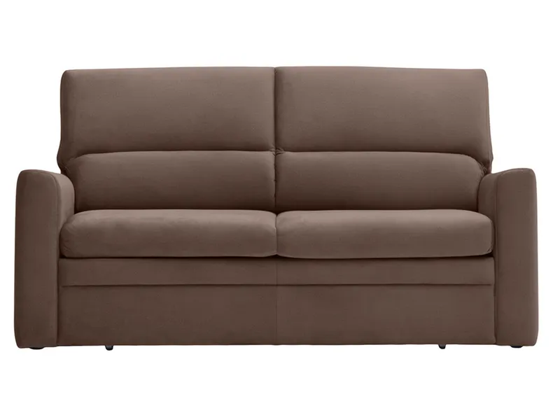 BRW тримісний диван Fulla розкладний з ящиком для зберігання велюровий коричневий, Тиволі 15/N7 SO3-FULLA-3FBK-GA2_B949CB фото №1