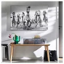 IKEA BJÖRKSTA БЬЙОРКСТА, картина з рамкою, коні на воді / срібло, 118x78 см 595.089.02 фото thumb №5