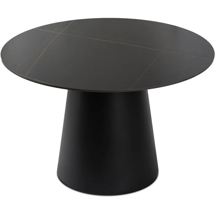 Стол круглый MEBEL ELITE NICOLA, 120 см, Черный фото №8