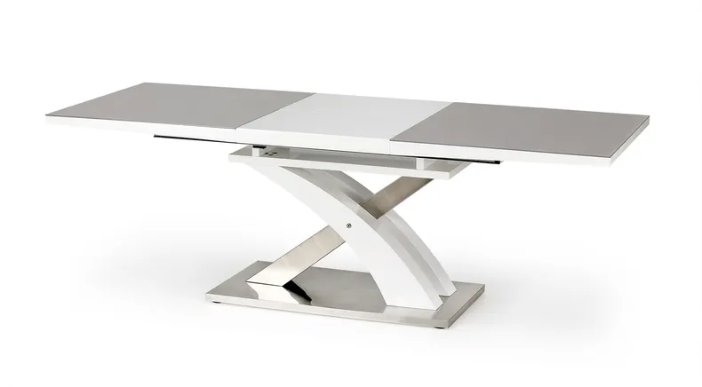 Раскладной кухонный стол HALMAR SANDOR 2 160-220x90 см серый фото №3
