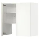 IKEA METOD МЕТОД, навесной шкаф д / вытяжки / полка / дверь, белый / гавсторпский бежевый, 80x80 см 095.043.41 фото thumb №1