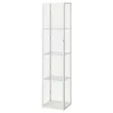 IKEA BLÅLIDEN БЛОЛИДЕН, шкаф-витрина, белый, 35x32x151 см 005.012.43 фото thumb №1