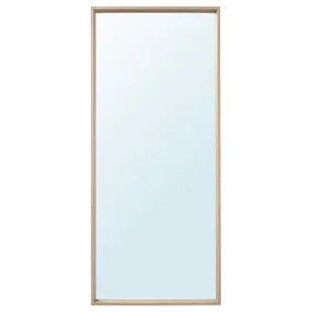 IKEA NISSEDAL НИССЕДАЛЬ, зеркало, белый крашеный дуб, 65x150 см 203.908.71 фото
