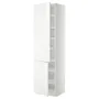 IKEA METOD МЕТОД, висока шафа із полицями / 2 дверцят, білий / РІНГХУЛЬТ білий, 60x60x220 см 494.575.97 фото