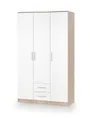Шкаф для одежды HALMAR МLIMA S-3 120x52 см дуб сонома/белый фото