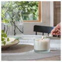 IKEA ADLAD АДЛАД, ароматизована свічка у склянці, скандинавський ліс / білий, 50 Години 405.021.46 фото thumb №2