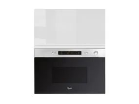 BRW Верхний кухонный шкаф Sole 60 см с микроволновой печью белый глянец, альпийский белый/глянцевый белый FH_GMO_60/72_O_MBNA900-BAL/BIP/IX фото