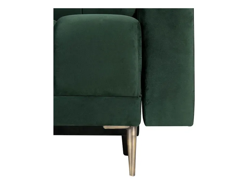 BRW Трехместный диван-кровать Belmira с велюровым ящиком зеленого цвета, Ривьера 38 Зеленый SO3-BELMIRA-LX_3DL-GR1_BA42EB фото №6