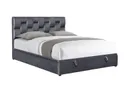 Двуспальная кровать HALMAR С подъемным механизмом Annabel 160x200 см серый фото thumb №1