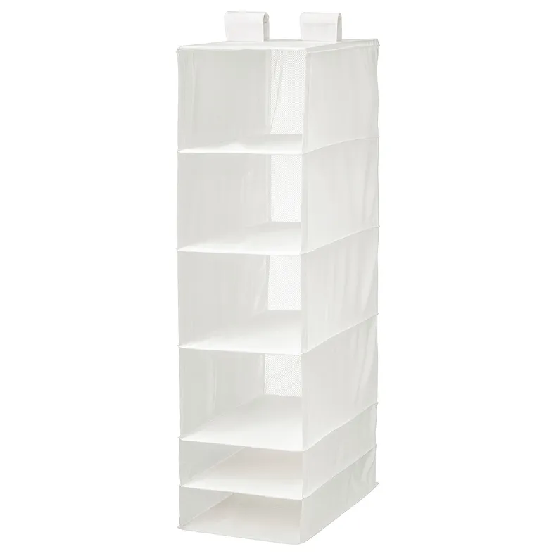 IKEA SKUBB СКУББ, модуль для хранения с 6 отделениями, белый, 35x45x125 см 002.458.80 фото №1