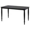 IKEA DANDERYD ДАНДЕРЮД, стіл обідній, чорний, 130x80 см 205.687.27 фото thumb №1