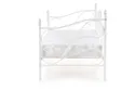 Ліжко односпальне HALMAR SUMATRA 90x200 см біле фото thumb №5