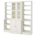 IKEA HAVSTA ХАВСТА, комбинация д / хранения+стекл дверц, белый, 203x47x212 см 792.659.26 фото thumb №1