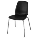 IKEA LIDÅS ЛИДОС, стул, черный / сефаст-хром 995.055.67 фото thumb №1