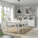 IKEA EKEDALEN ЕКЕДАЛЕН / EKEDALEN ЕКЕДАЛЕН, стіл+6 стільців, білий білий / ОРРСТА світло-сірий, 120 / 180 см 294.827.29 фото thumb №2